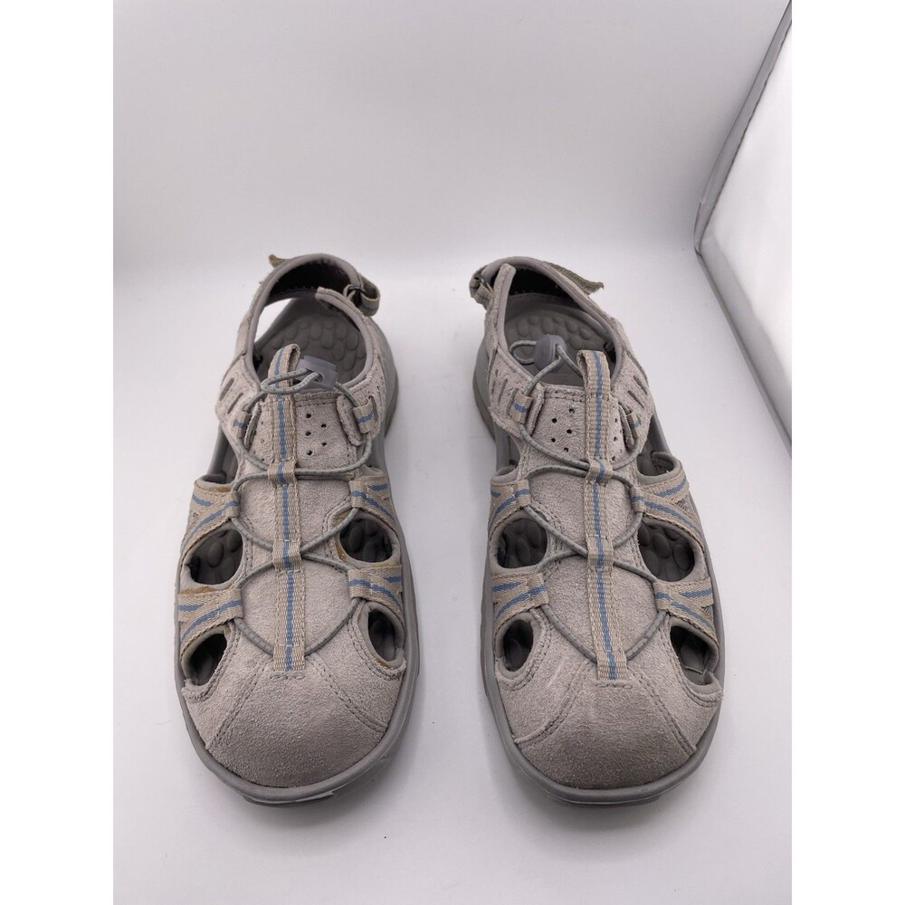 Privo by Clarks Women’s Sport Sandals Size 6 Gray with Blue Accents